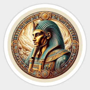 Pharaoh medallion Sticker